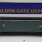 Golden Gate Depot O Scale Santa Fe Heavyweight Car #1821 (2Rail) EX/Box