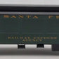 Golden Gate Depot O Scale Santa Fe Heavyweight Car #1821 (2Rail) EX/Box