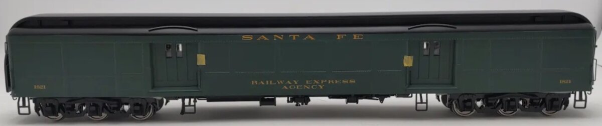 Golden Gate Depot O Scale Santa Fe Heavyweight Car #1821 (2Rail) EX/Box