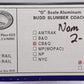 Golden Gate Depot O Scale CB&Q Aluminum Budd "Silver Rest" Slumber Coach (2Rail) EX/Box