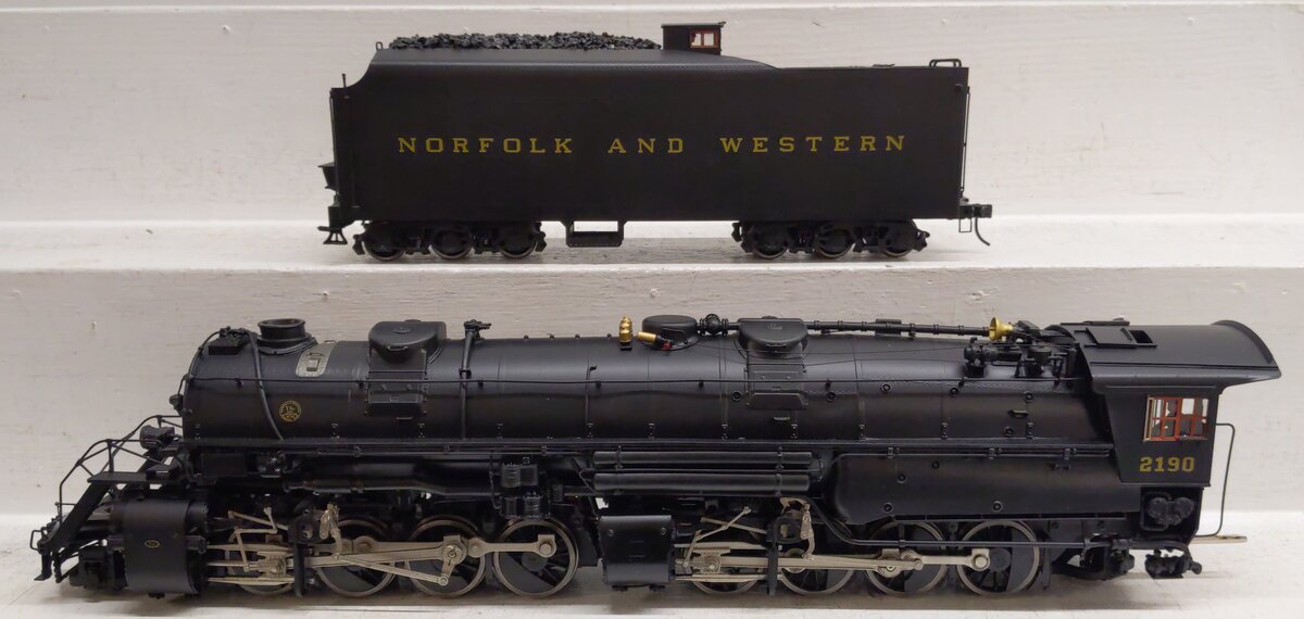 Sunset Models O 2-Rail Brass N&W Y-6a & Y-6b 2-8-8-2 Steam Loco & Tender #2190 LN/Box