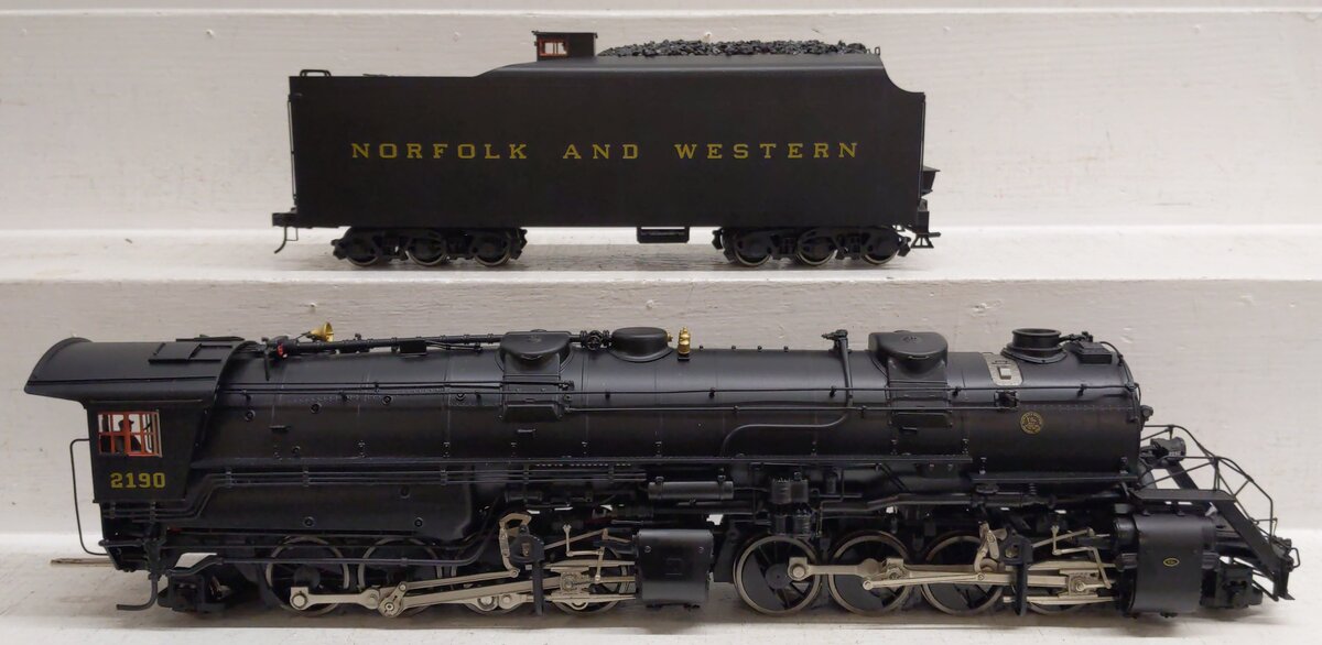 Sunset Models O 2-Rail Brass N&W Y-6a & Y-6b 2-8-8-2 Steam Loco & Tender #2190 LN/Box