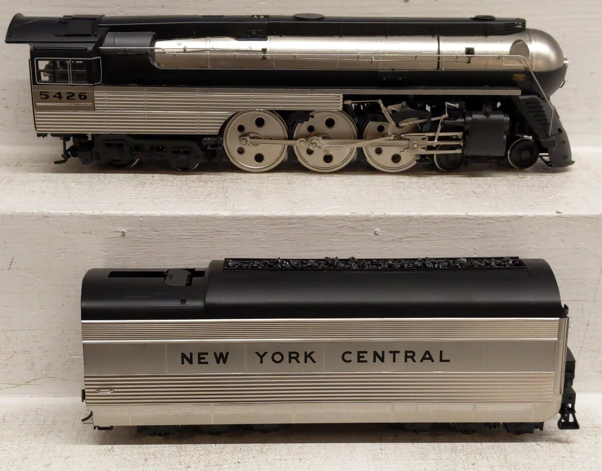 Sunset Models O Brass NYC J-3 Hudson Empire State Steam Engine & Tender #5426 EX/Box