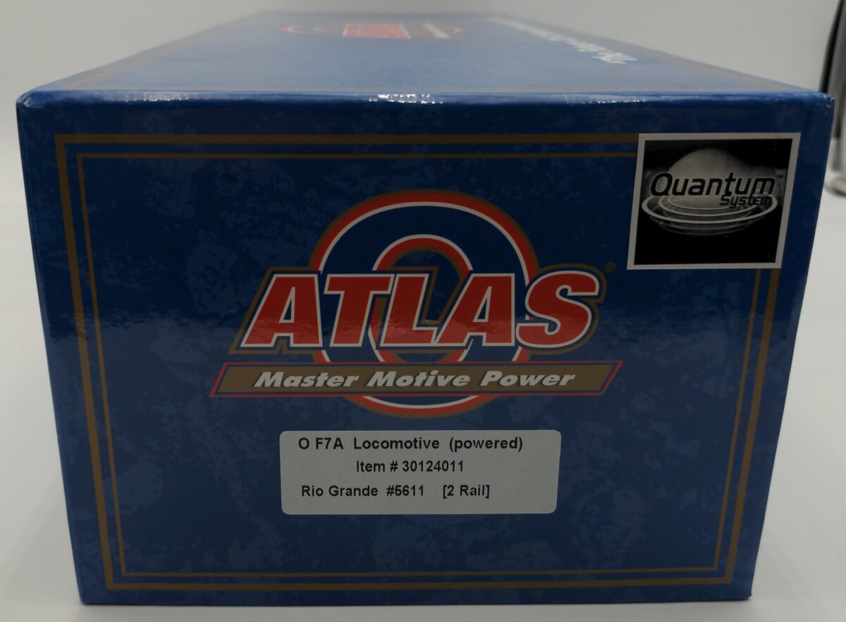 Atlas 30124011 O D&RGW EMD F7A Early Phase 1 Diesel Locomotive #5611 (2 Rail)