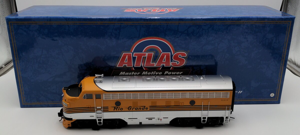 Atlas 30124011 O D&RGW EMD F7A Early Phase 1 Diesel Locomotive #5611 (2 Rail)