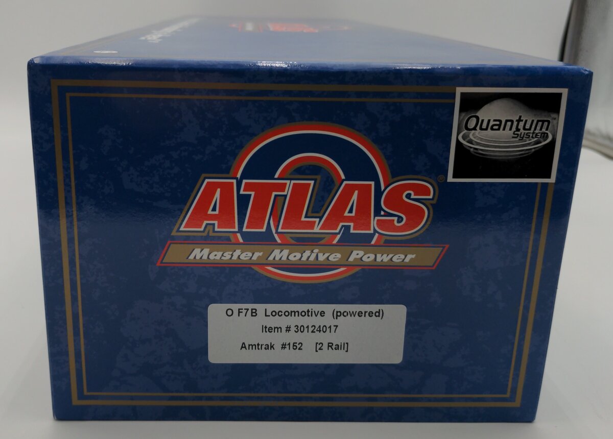 Atlas 30124017 O Scale 2-Rail Amtrack F7B Diesel Locomotive #152 LN/Box