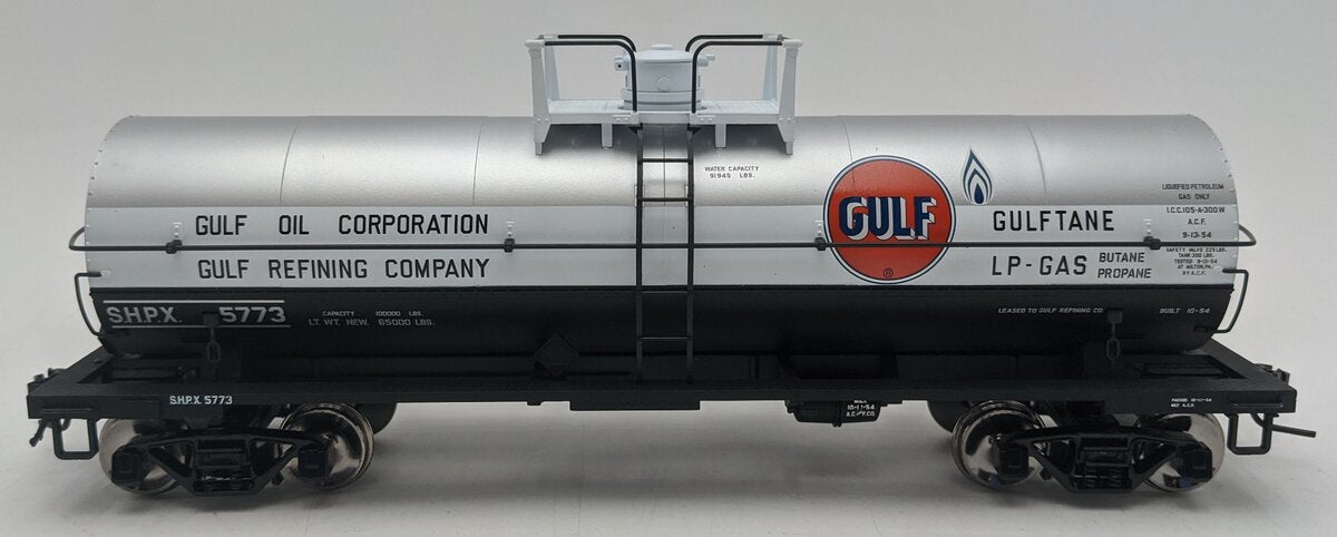 Atlas 9202-2 O Gulf Oil 11,000 Gallon Tank Car #5773 (2-Rail) LN/Box