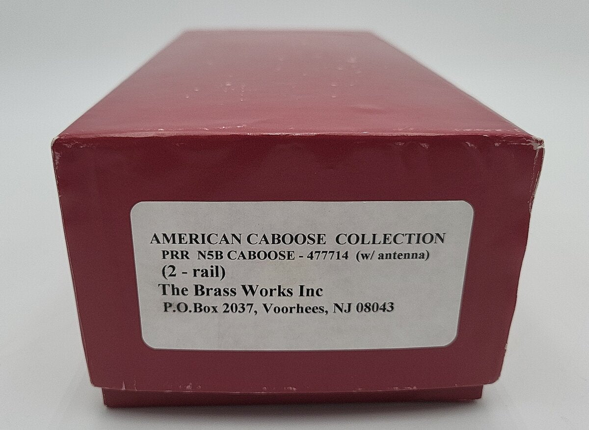 Brass Works 477714 American Caboose Collection Pennsylvania N5B Caboose 2-Rail LN/Box