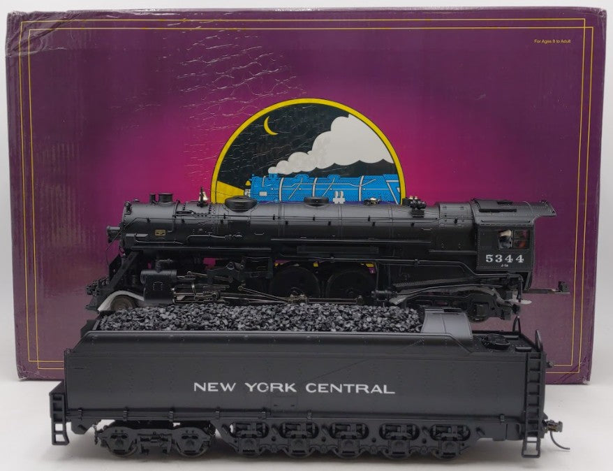 MTH 20-3323-2 New York Central 4-6-4 J-1e PT Hudson Steam Locomotive #5344 w PS3 EX/Box