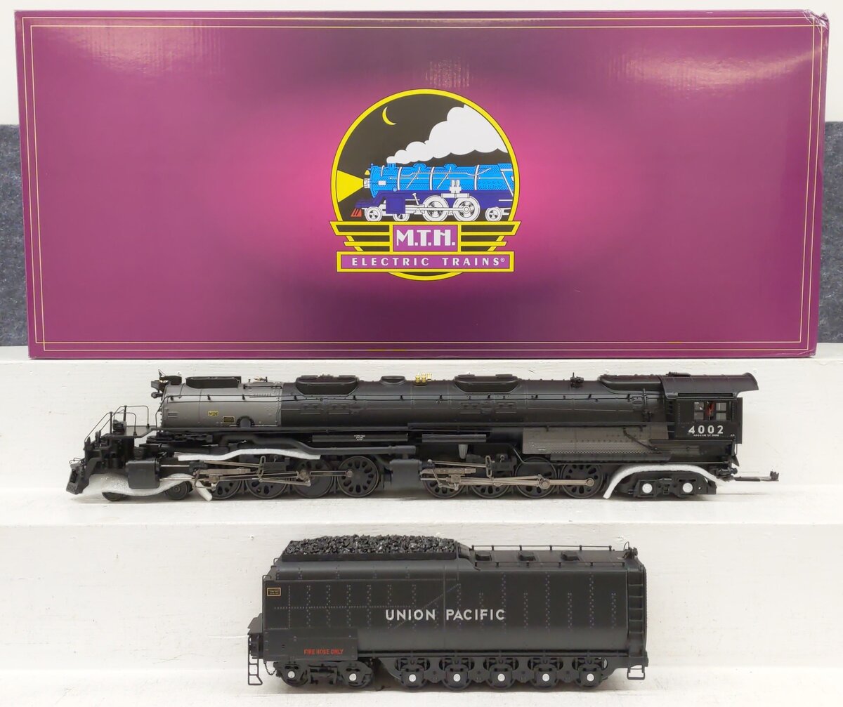 MTH 22-3576-2 O Union Pacific 4-8-8-4 Big Boy Steam Loco & Tender #4002 (2-Rail) EX/Box