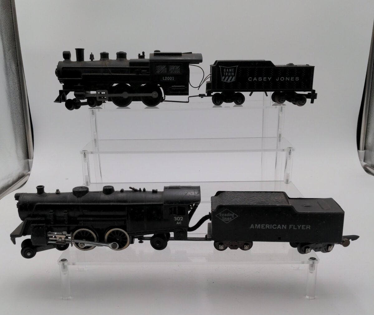 American Flyer Vintage S Postwar Steam Locomotives & Tenders # 302AC & L2001 [2] VG