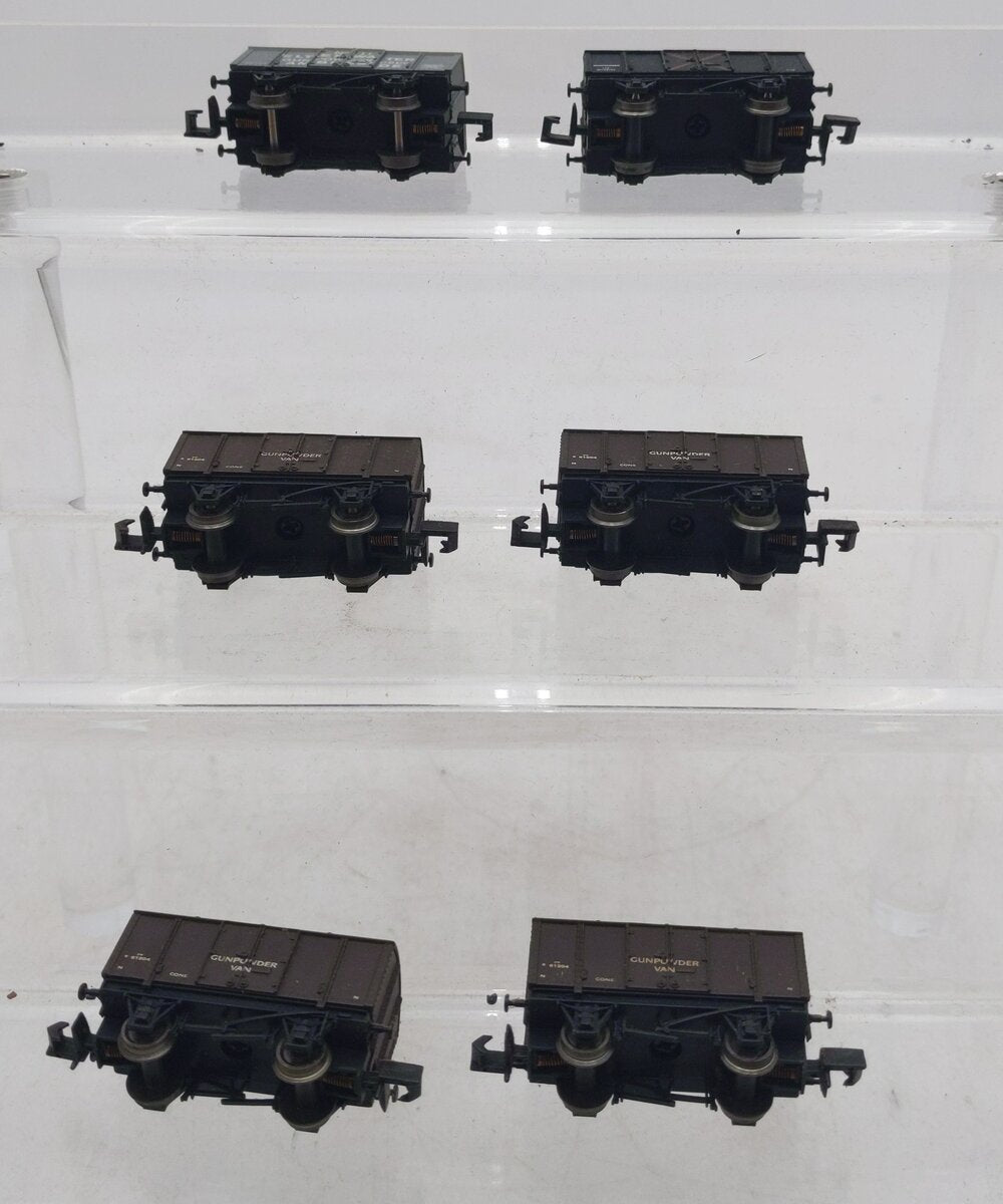 Dapol N Scale Assorted Freight Cars [6] EX/Box