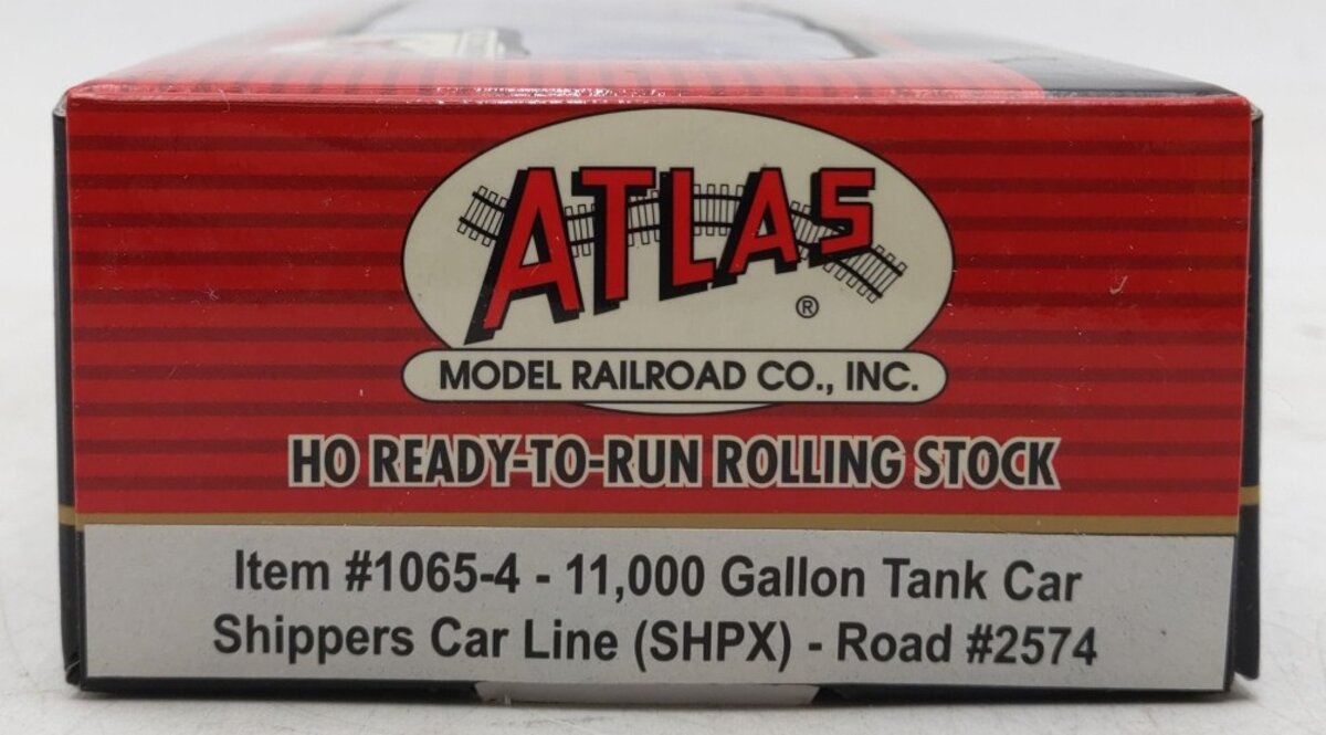 Atlas 1065-4 HO Scale SHPX 11,000 Gallon Tank Car #2574 MT/Box