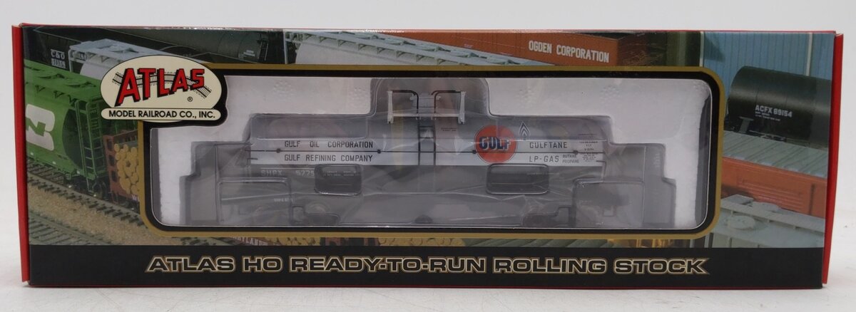 Atlas 1063-2 HO Scale Gulf Oil 11,000 Gallon Tank Car #5775 MT/Box