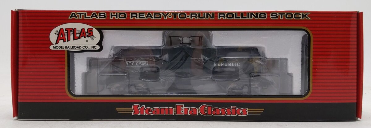 Atlas 1068-1 HO Scale Republic 11,000 Gallon Tank Car #5051 MT/Box