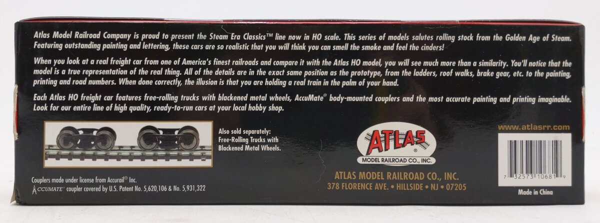 Atlas 1068-1 HO Scale Republic 11,000 Gallon Tank Car #5051 MT/Box