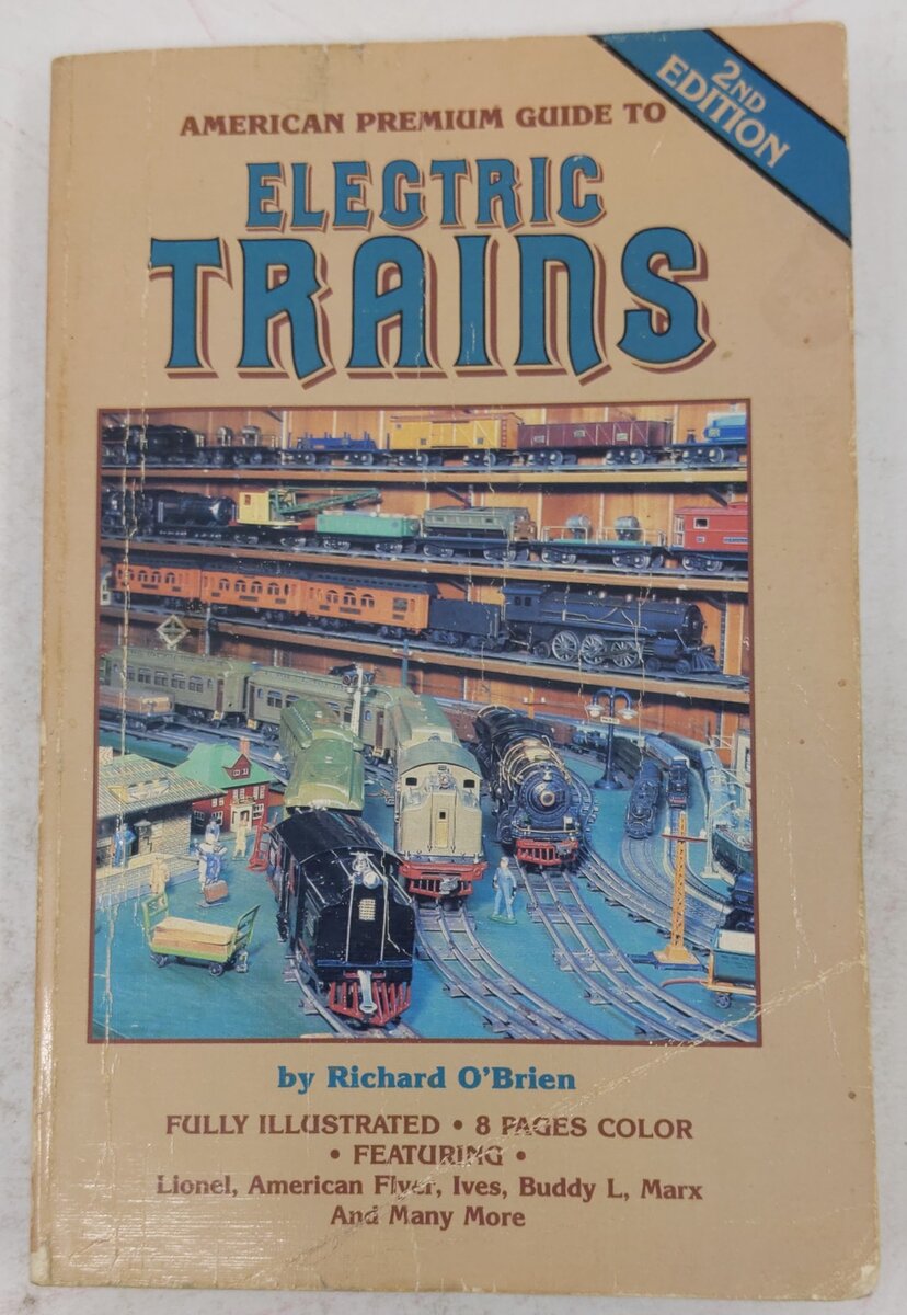 American Premium Guide To Electric Trains Paperback Book By Richard O'Brien VG