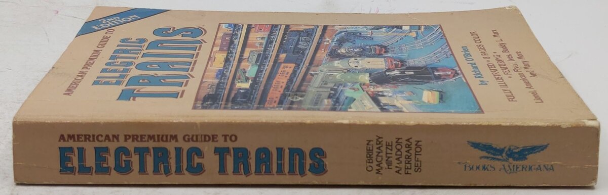 American Premium Guide To Electric Trains Paperback Book By Richard O'Brien VG