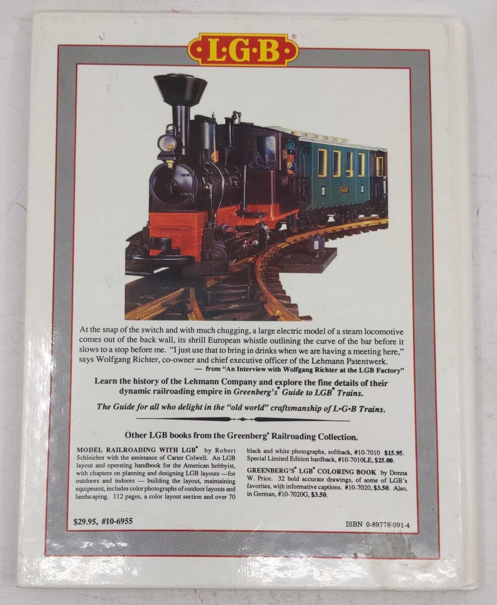 Greenberg's Guide To LGN Trains Hardcover Book By John R. Ottley VG