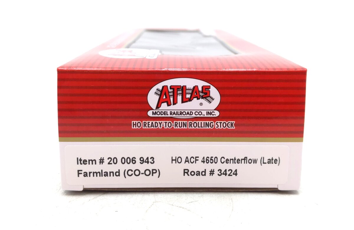 Atlas 20006943 HO Farmland CO-OP FLIX ACF 4650 Centerflow Hopper #3424
