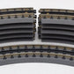 MTH 40-1002 RealTrax O31 Curved Track (11) VG