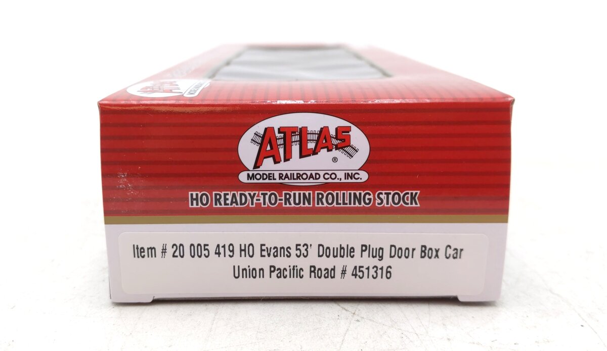 Atlas 20005419 HO Union Pacific Evans Double Plug Door Box Car #451316