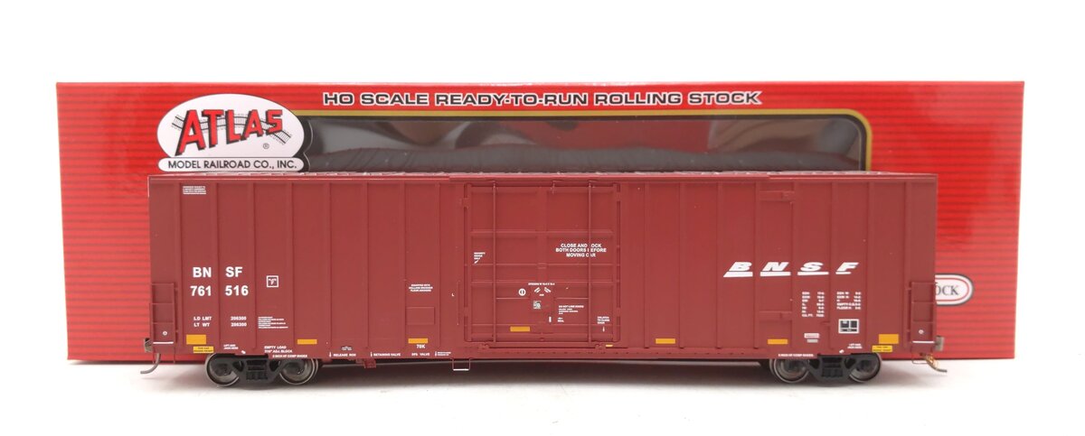 Atlas 20005931 HO BNSF 60' Gunderson 7538 Single Door Box Car #761516