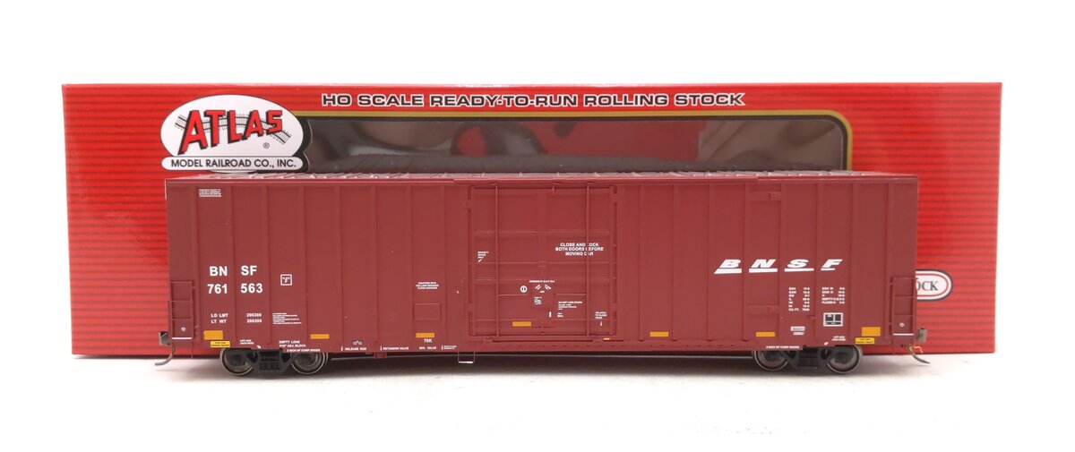 Atlas 20005935 HO Burlington Northern Santa Fe 7538 Single Door Boxcar #761563 NIB