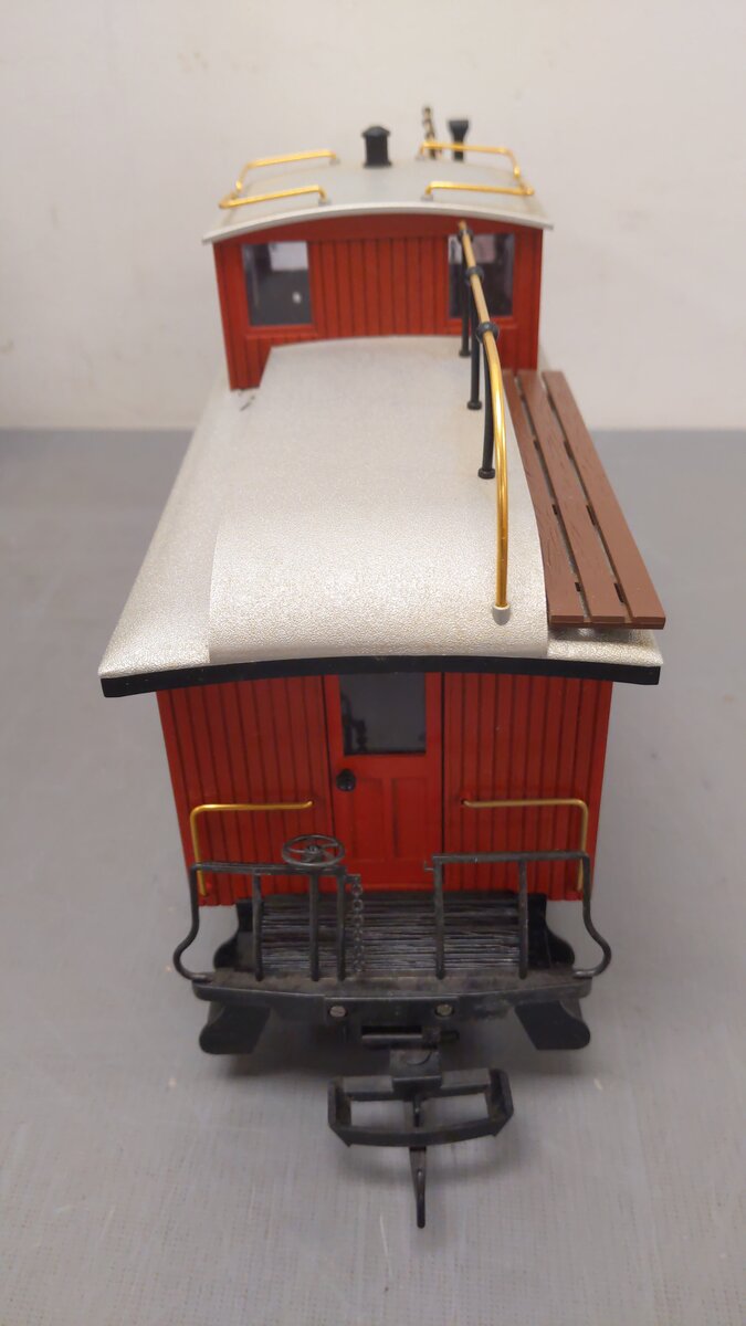 LGB 4075 G Scale Denver & Rio Grande Western Deluxe Drovers Caboose VG/Box
