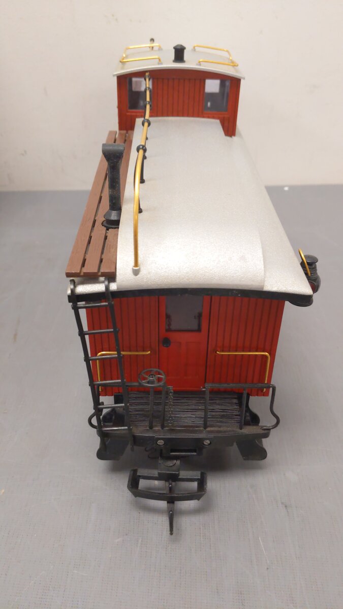 LGB 4075 G Scale Denver & Rio Grande Western Deluxe Drovers Caboose VG/Box