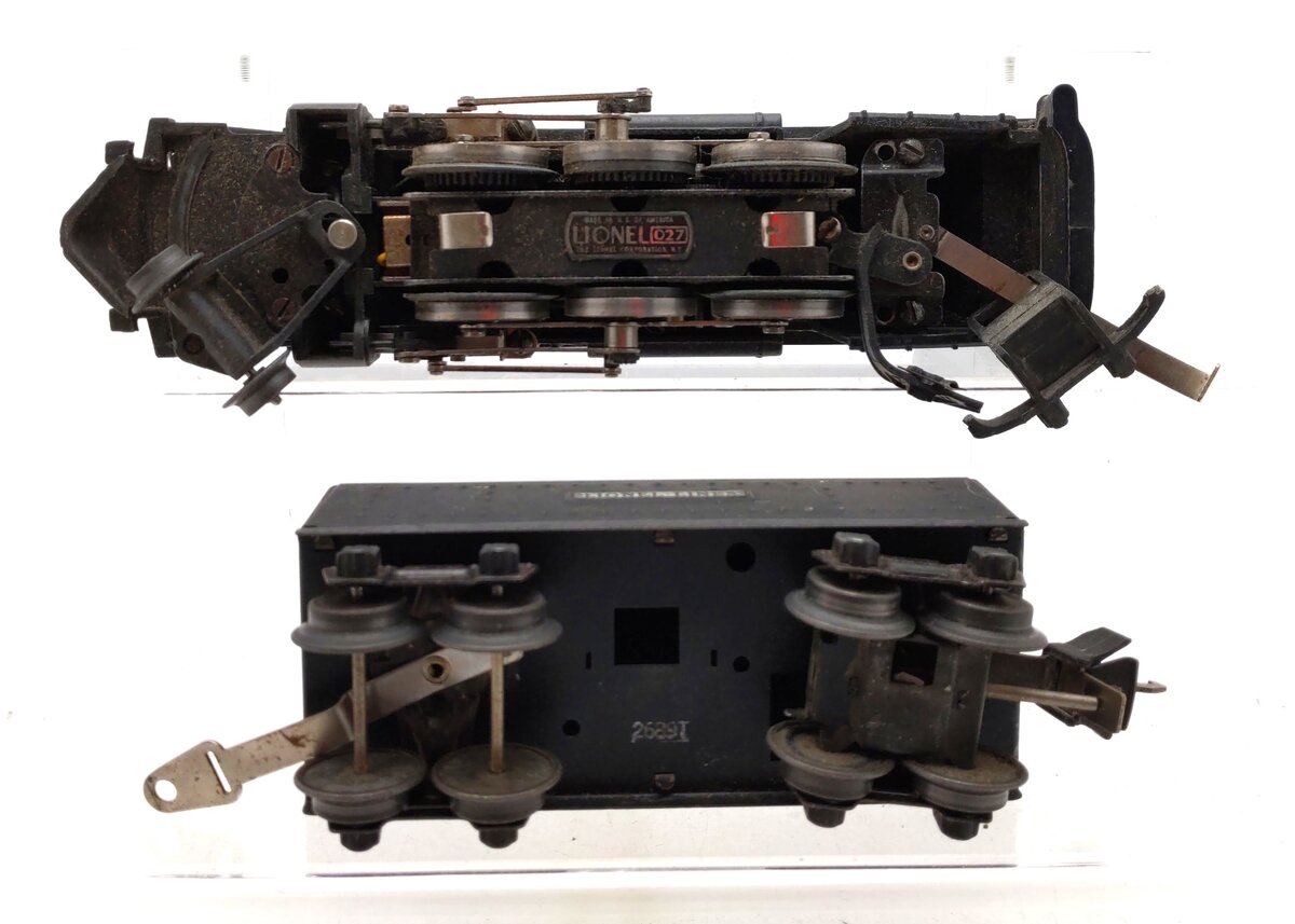 Lionel 1666 Vintage O 2-6-2 Die-Cast Steam Locomotive & w/2689T Tender/Box