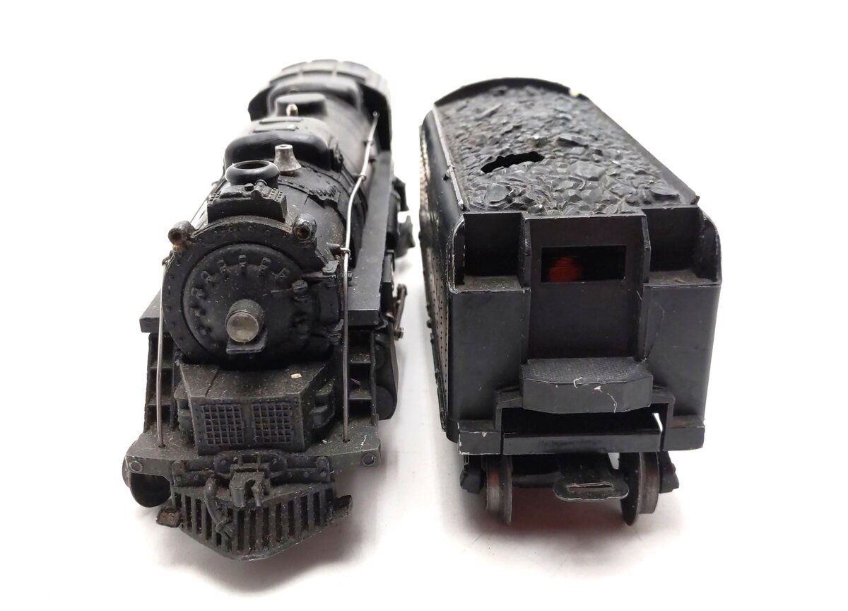 Lionel 2026 Vintage O 2-6-2 Die-Cast Steam Locomotive w/6466WX Tender VG
