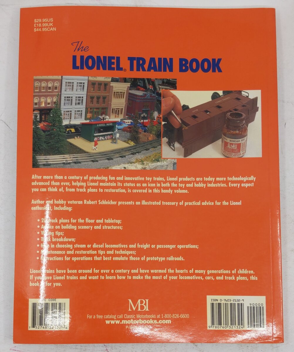 The Lionel Train Book Paperback Book By Robert Schleicher VG