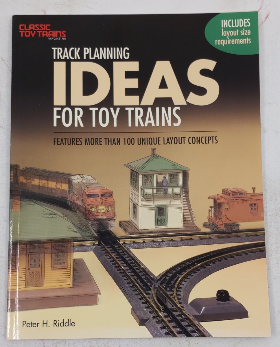 Track Planning Ideas for Toy Trains Paperback Book By Peter H. Riddle EX