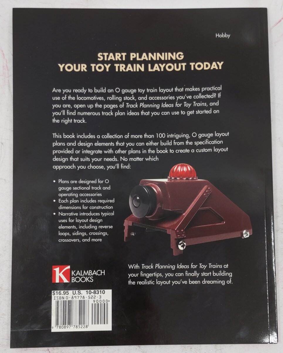 Track Planning Ideas for Toy Trains Paperback Book By Peter H. Riddle EX
