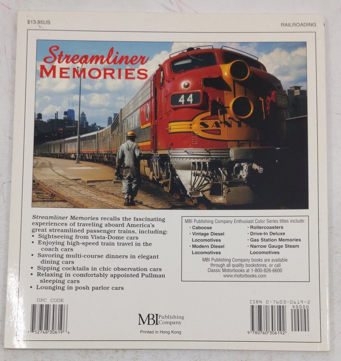 Streamliner Memories Paperback Book By Mike Schafer EX