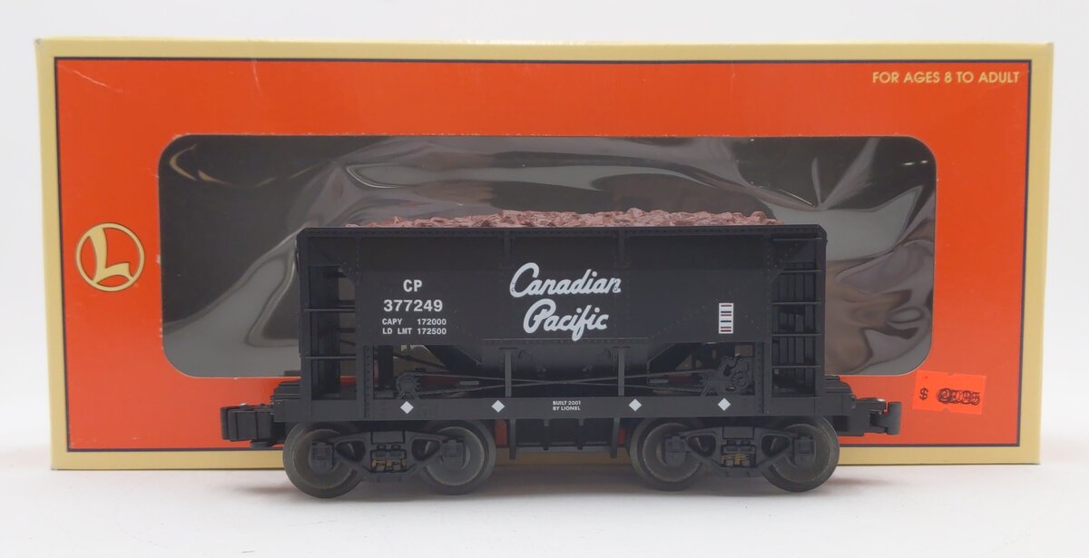 Lionel 6-17802 O Gauge Canadian Pacific Ore Car #377249 w/ Ore Load LN/Box