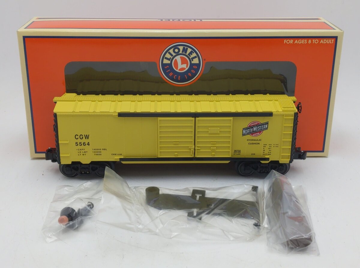 Lionel 6-36732 O Gauge Chicago & North Western Operating Jumping Hobo Car #5564 EX/Box