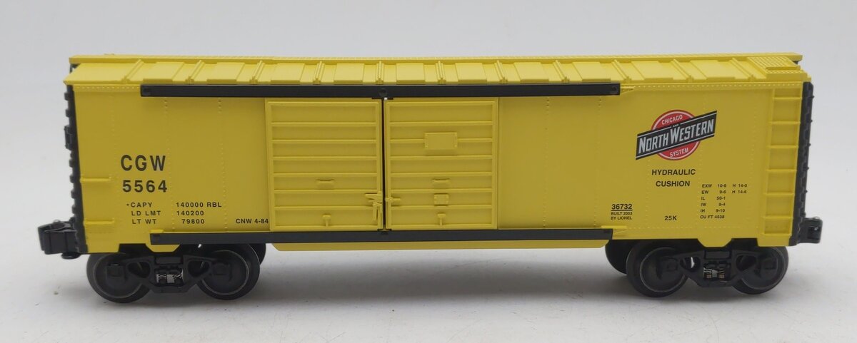 Lionel 6-36732 O Gauge Chicago & North Western Operating Jumping Hobo Car #5564 EX/Box