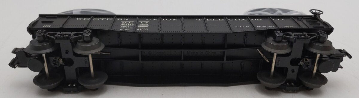 Lionel 6-26089 O Gauge LRRC Western Union Gondola w/Handcar & Cable Wheels LN/Box