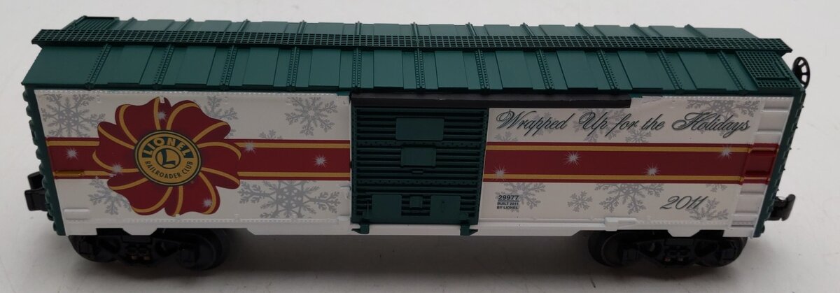 Lionel 6-29977 O Gauge 2011 LRRC Christmas Box Car LN/Box