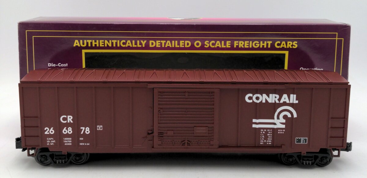 MTH 20-90009E O Gauge Conrail Box Car LN/Box