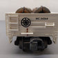 MTH 20-98039 O Gauge Wisconsin Central Gondola w/ Coiled Wire Load #54264 EX/Box