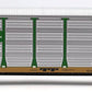 MTH 20-98702 O Gauge Burlington Northern Corrugated Auto Carrier #852091
