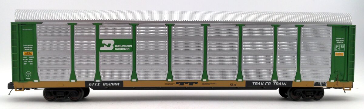 MTH 20-98702 O Gauge Burlington Northern Corrugated Auto Carrier #852091