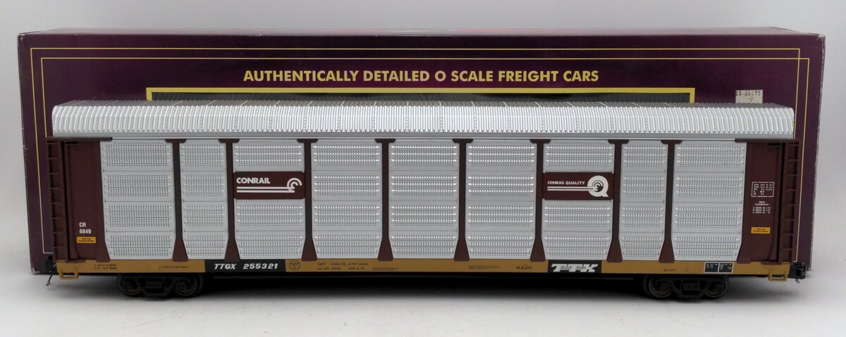 MTH 20-98797 O Conrail Corrugated Auto Carrier #255321