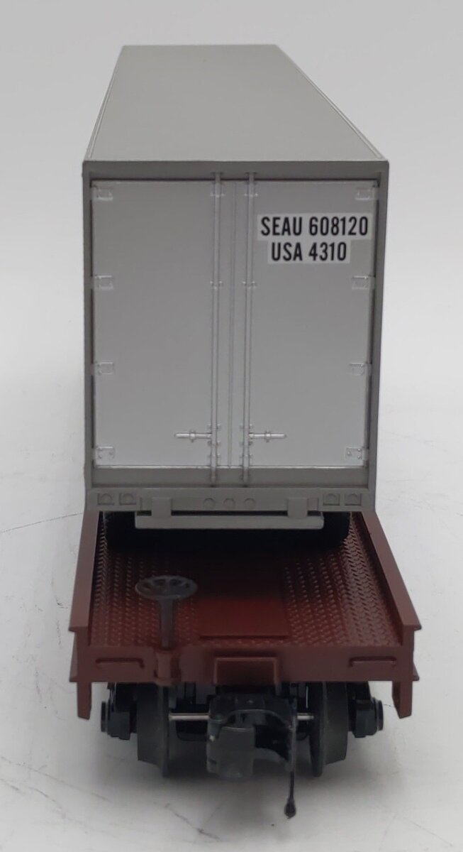 MTH 20-98863 O Gauge TTX Flatcar w/48' Trailer #252562
