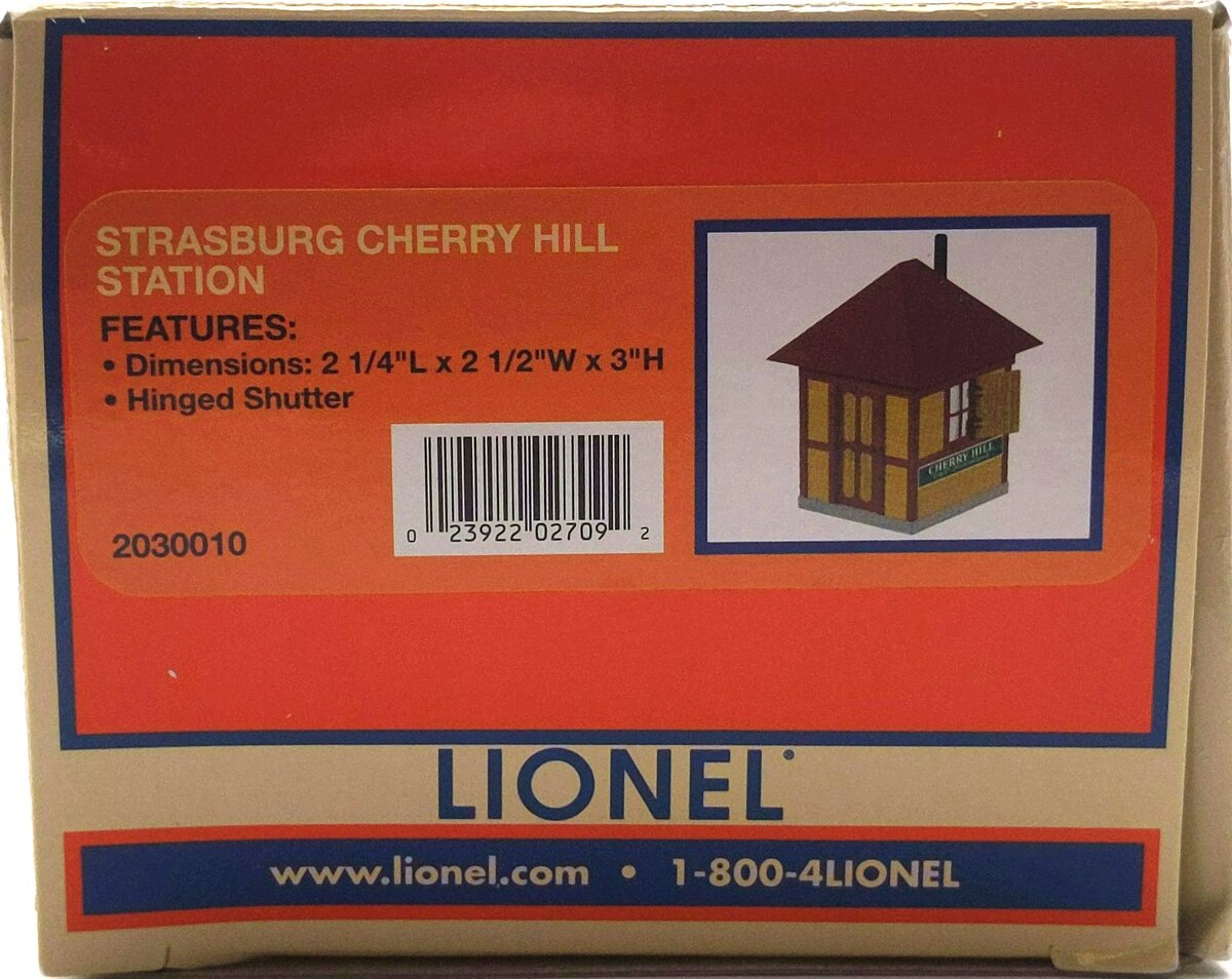 Lionel 2030010 O Assembled Strasburg RR Cherry Hill Station