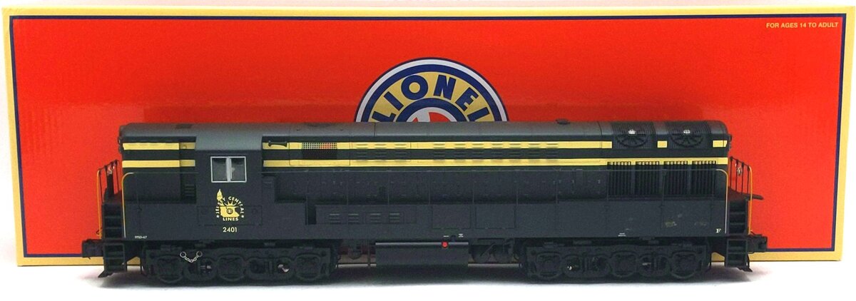 Lionel 6-81209 Central of New Jersey LEGACY H-24-66 TM Diesel Locomotive #2401 LN/Box