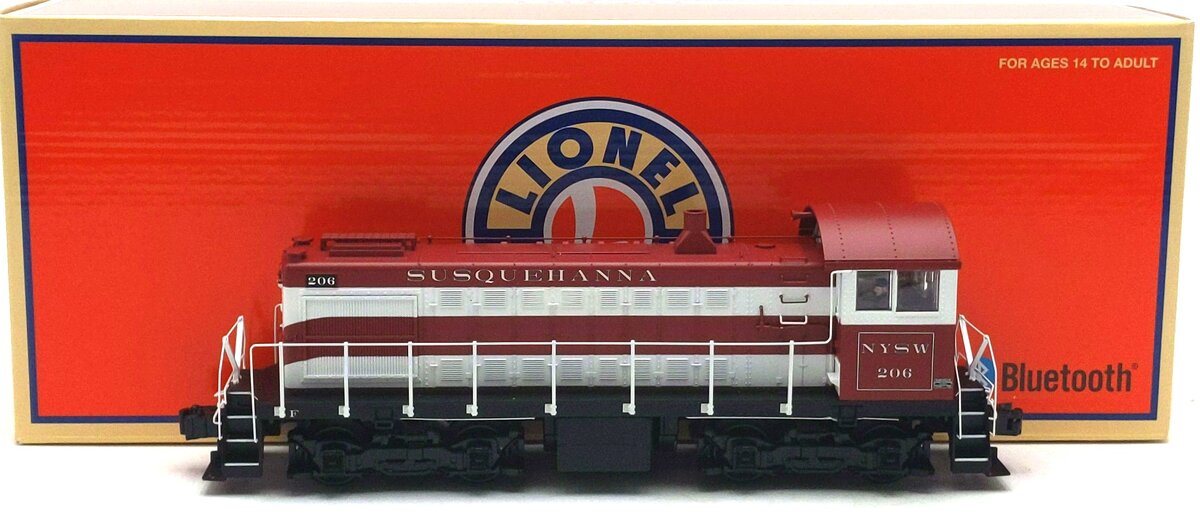 Lionel 2033110 O BTO NYSW S-2 Diesel Switcher with LCS #206